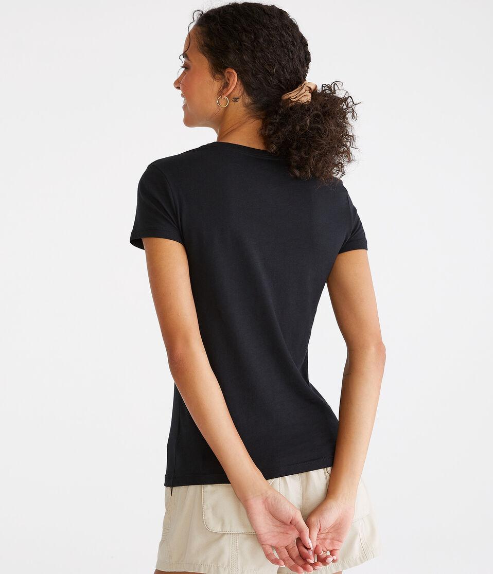 Aéropostale Celestial Nature Graphic Tee Black Fox