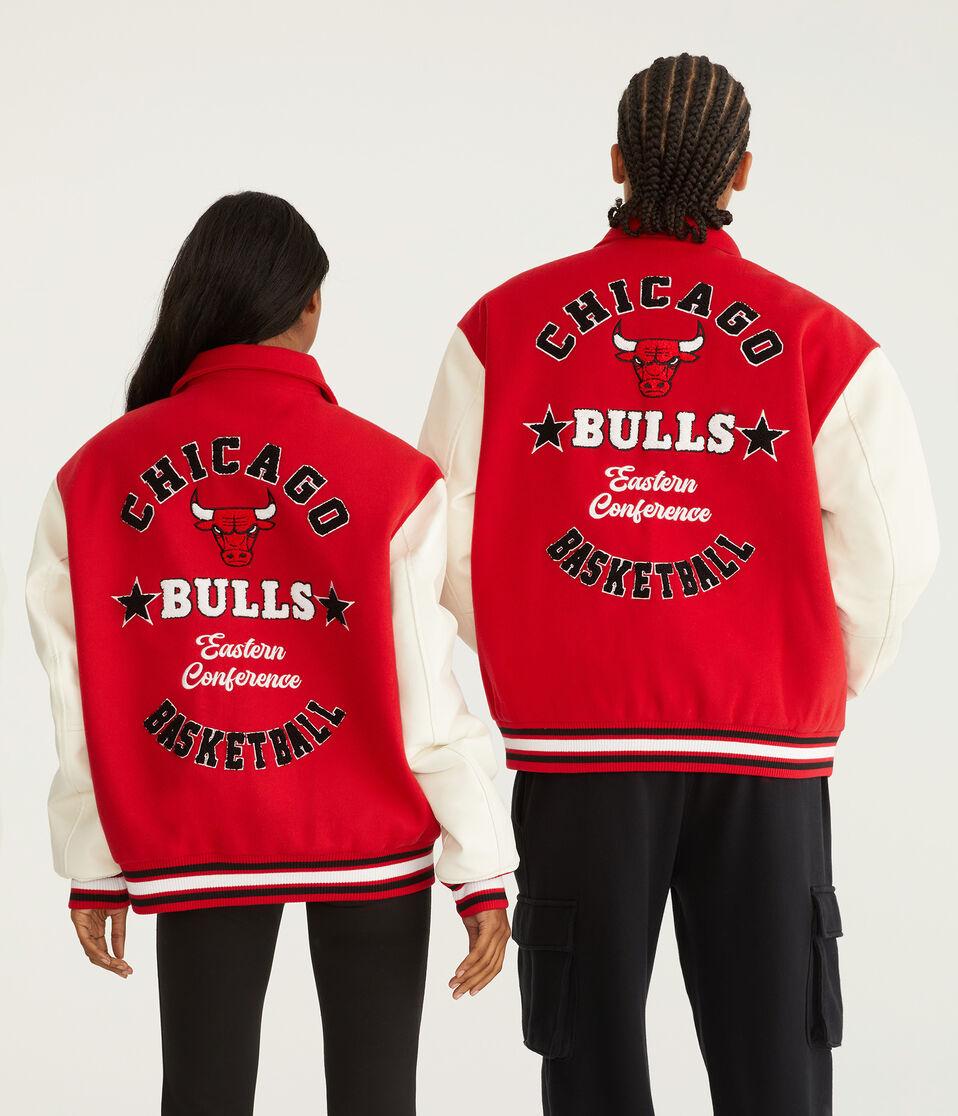 Aéropostale Chicago Bulls Bomber Jacket Red