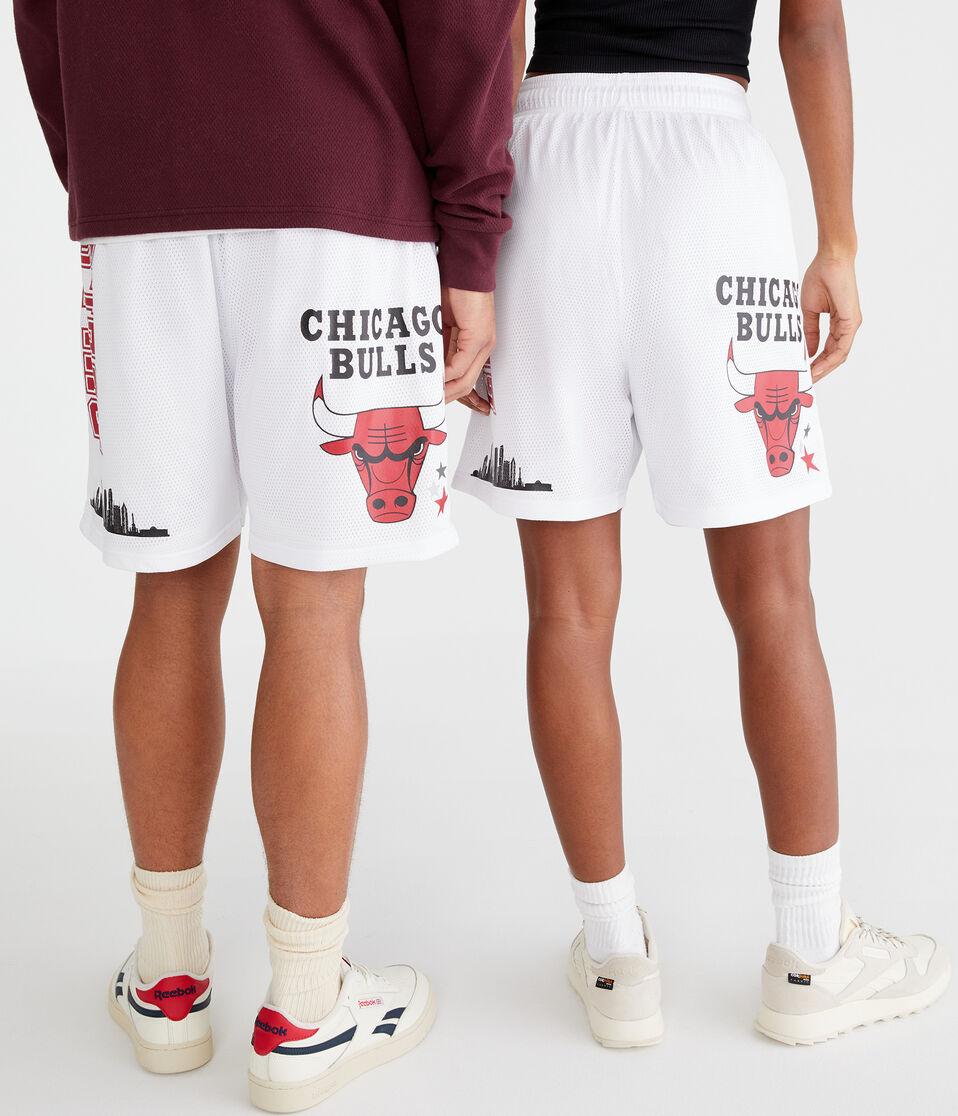 Aéropostale Chicago Bulls Mesh Shorts 6" White