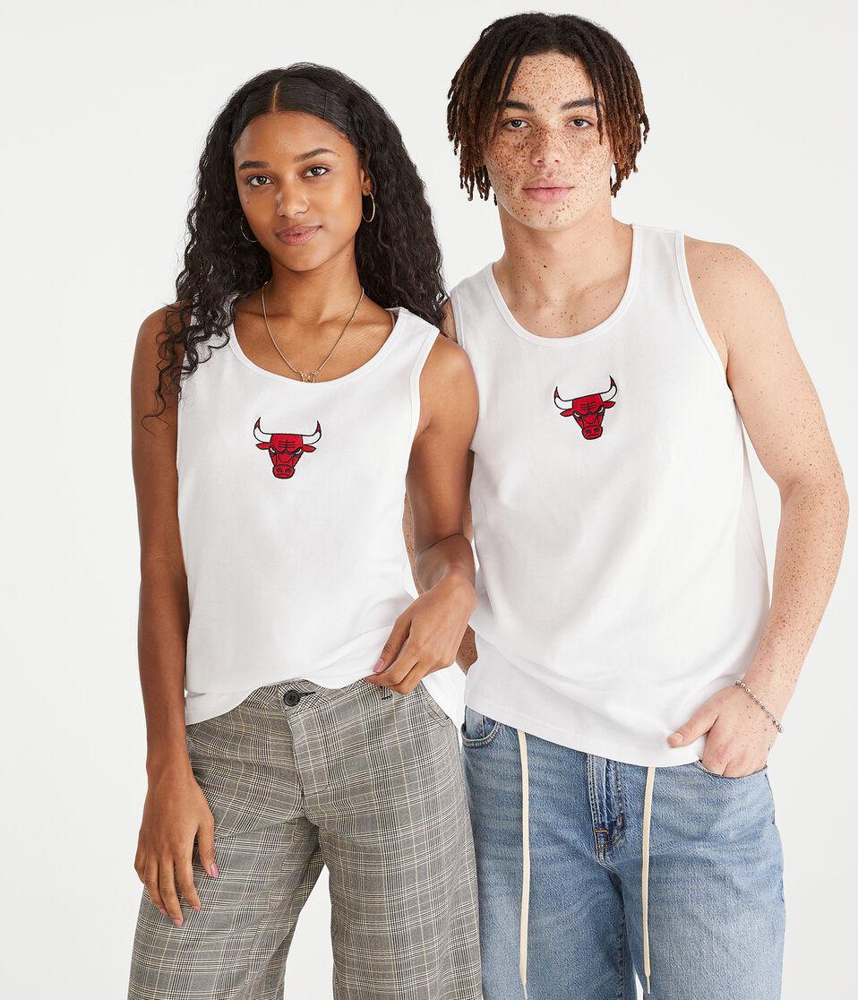 aéropostale Chicago Bulls Ribbed Tank white