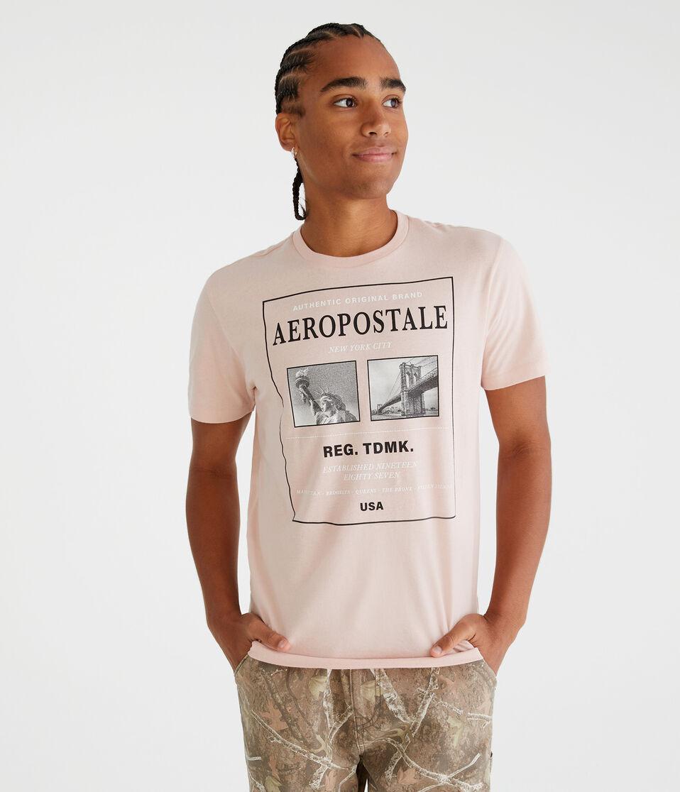 aéropostale Aeropostale City Scene Graphic Tee ballet pink