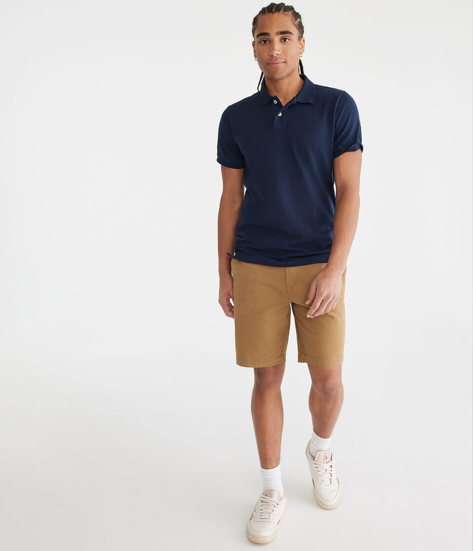Aéropostale Classic Chino Shorts 9.5" Sandalwood