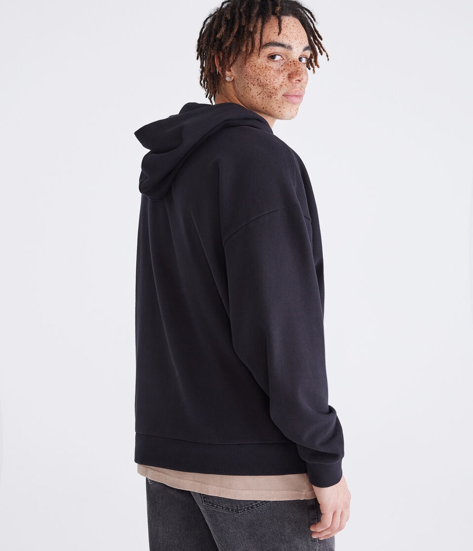 Aéropostale Cloud Soft Pullover Hoodie Black Fox