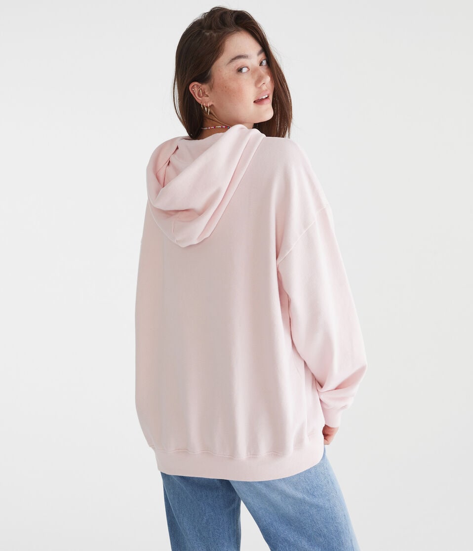 Aéropostale Cloud Soft Pullover Hoodie Peach Whip