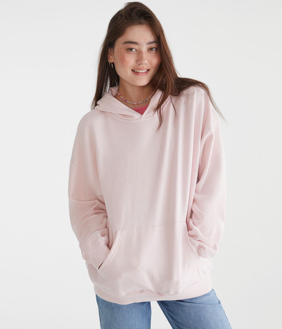Aéropostale Cloud Soft Pullover Hoodie Peach Whip