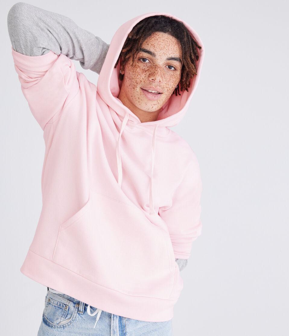 Aéropostale Cloud Soft Pullover Hoodie Pink Bluff