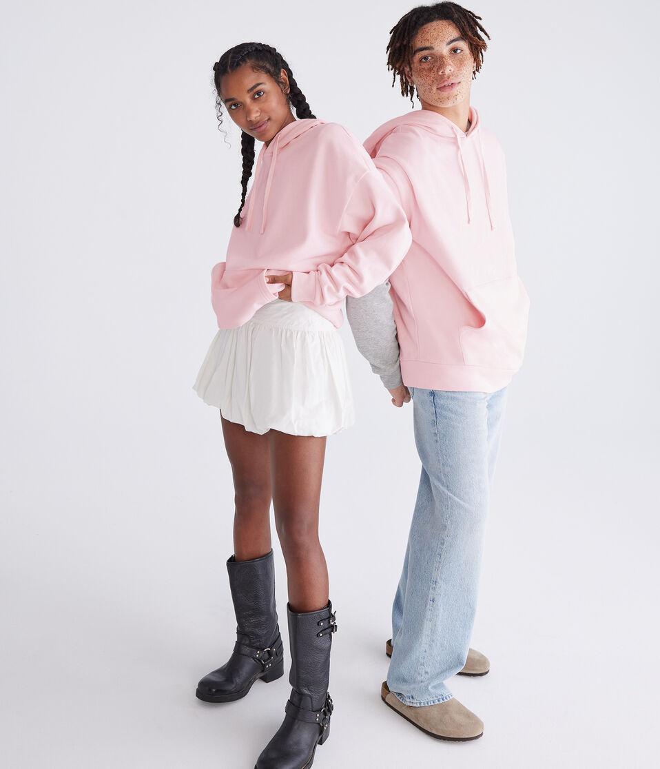 Aéropostale Cloud Soft Pullover Hoodie Pink Bluff