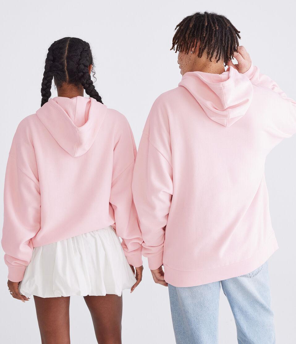 Aéropostale Cloud Soft Pullover Hoodie Pink Bluff
