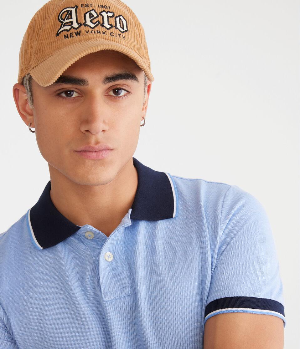 Aéropostale Contrast Tipped Piqué Polo Blue Tint