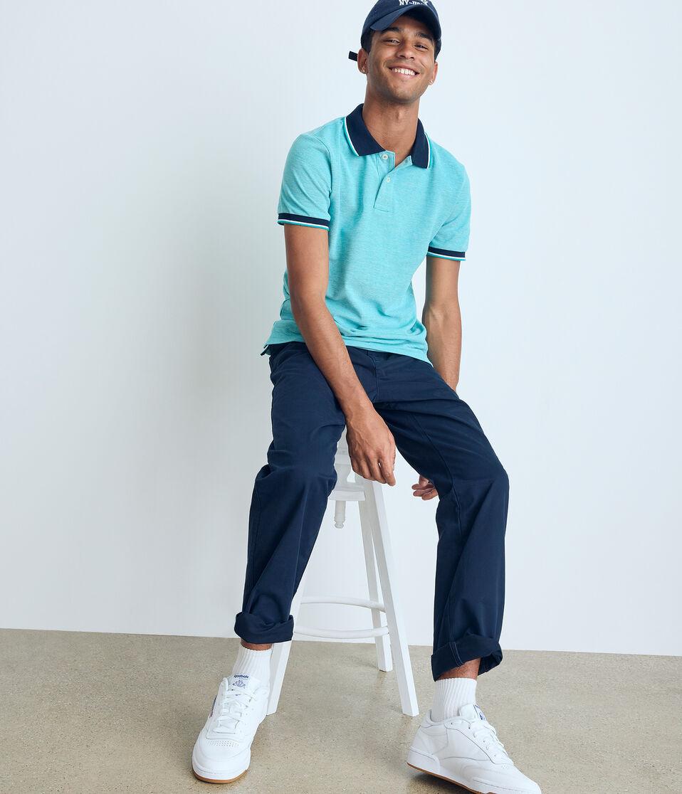 Aéropostale Contrast Tipped Piqué Polo Lapis