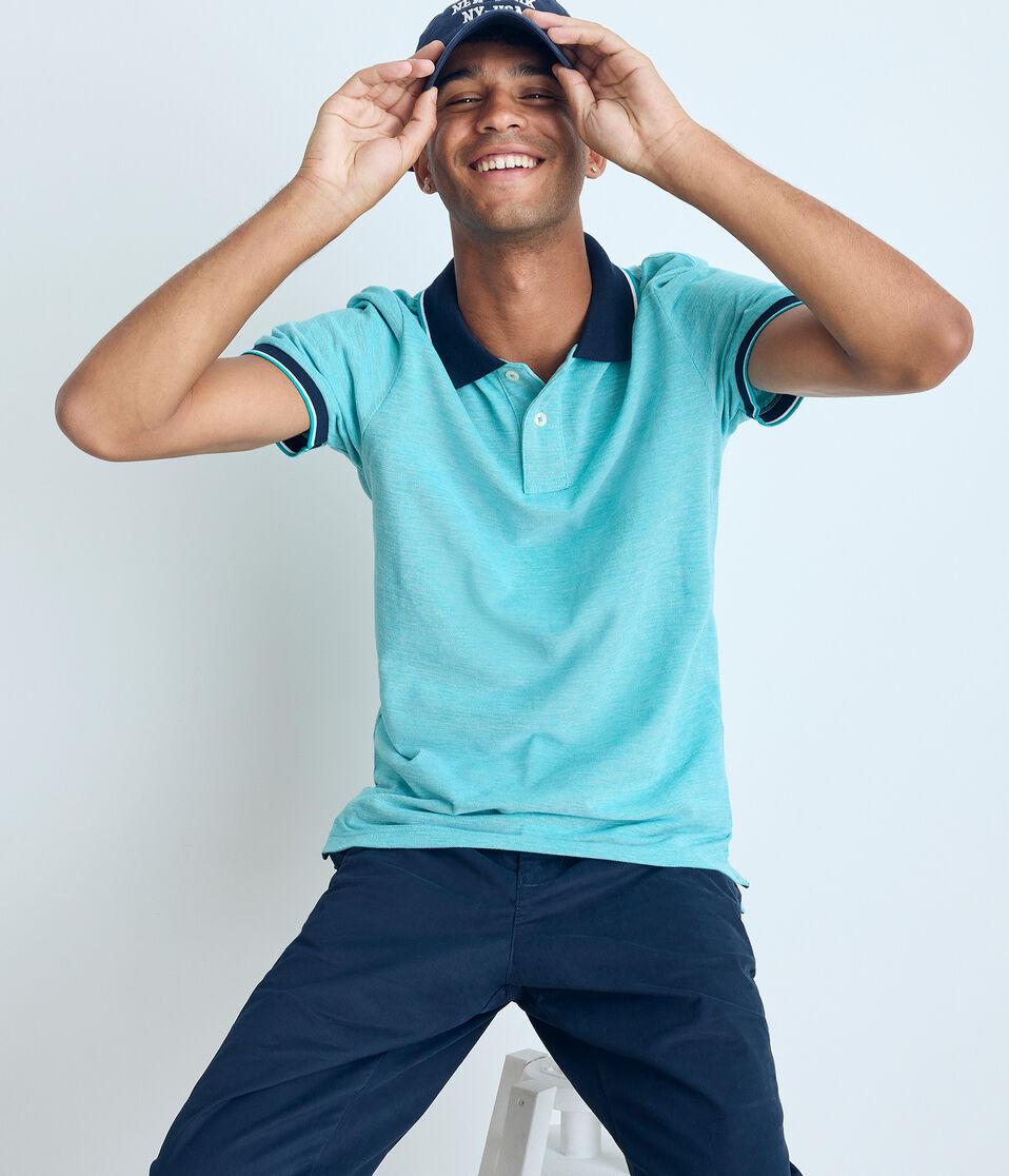 aéropostale Contrast Tipped Piqué Polo lapis