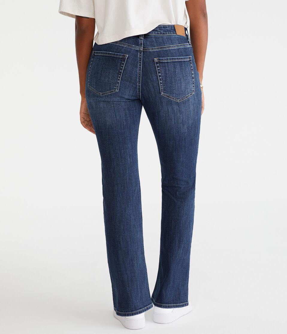 Aéropostale Curvy Mid-Rise Bootcut Jean Dark Wash