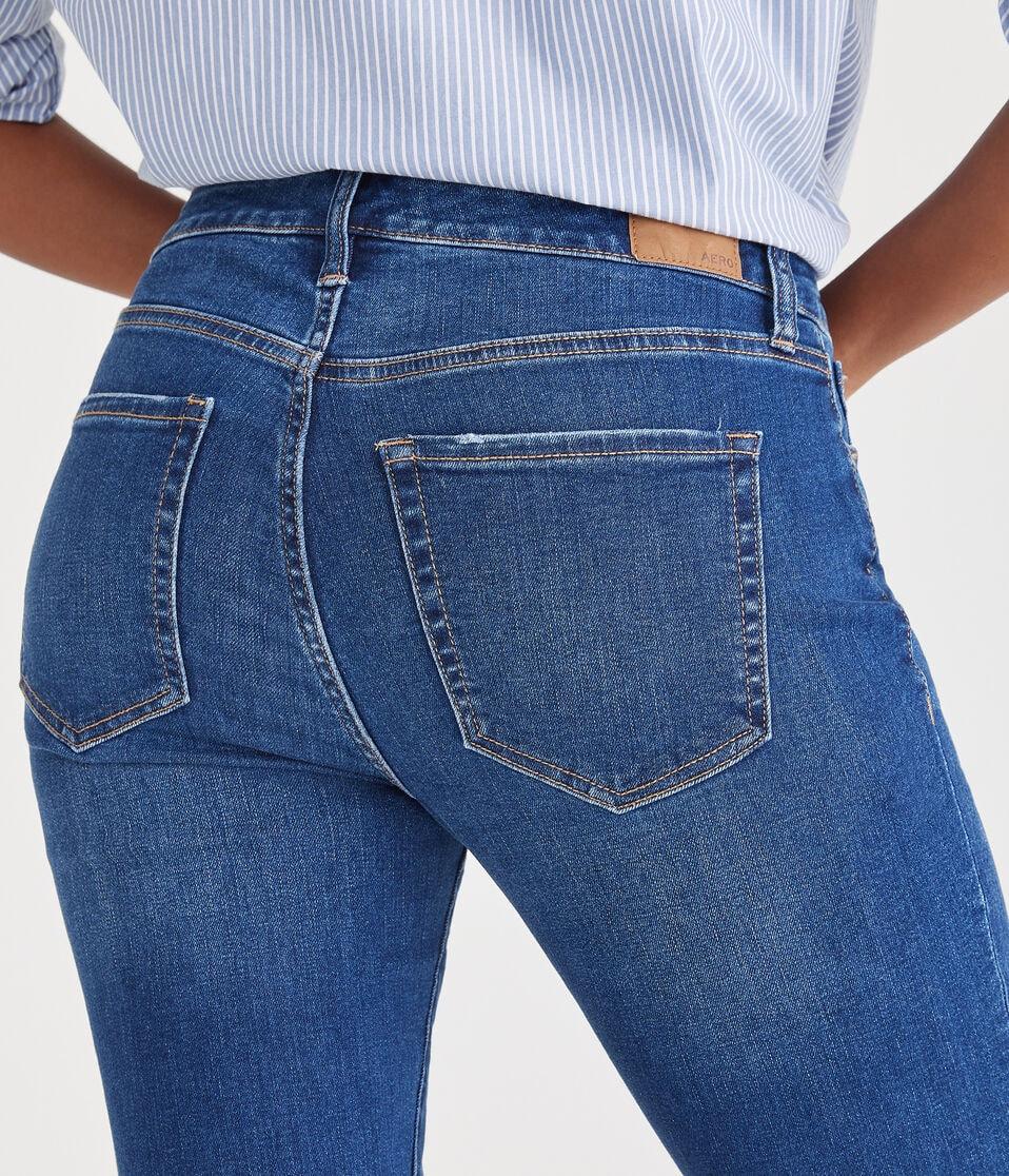 Aéropostale Curvy Mid-Rise Bootcut Jean Dark Wash