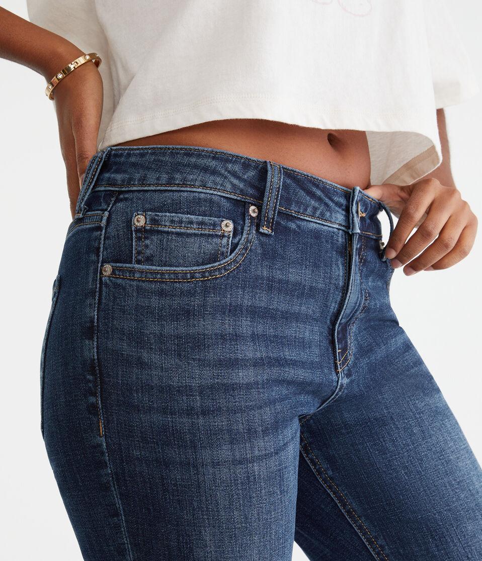 Aéropostale Curvy Mid-Rise Bootcut Jean Dark Wash