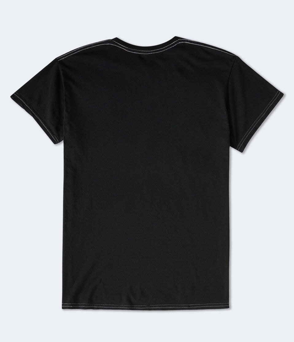 Aéropostale DeLorean Relaxed Graphic Tee Black