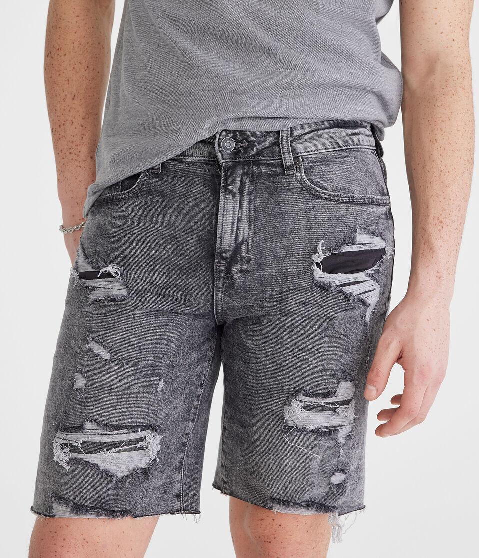 Aéropostale Denim Shorts 9" Grey Wash