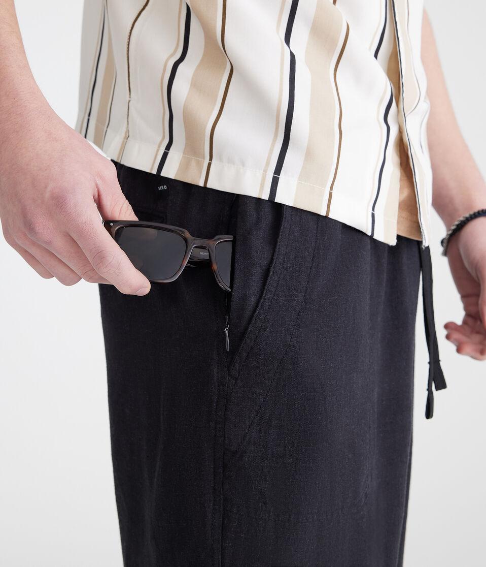 Aéropostale Drawstring Linen Pants Hematite