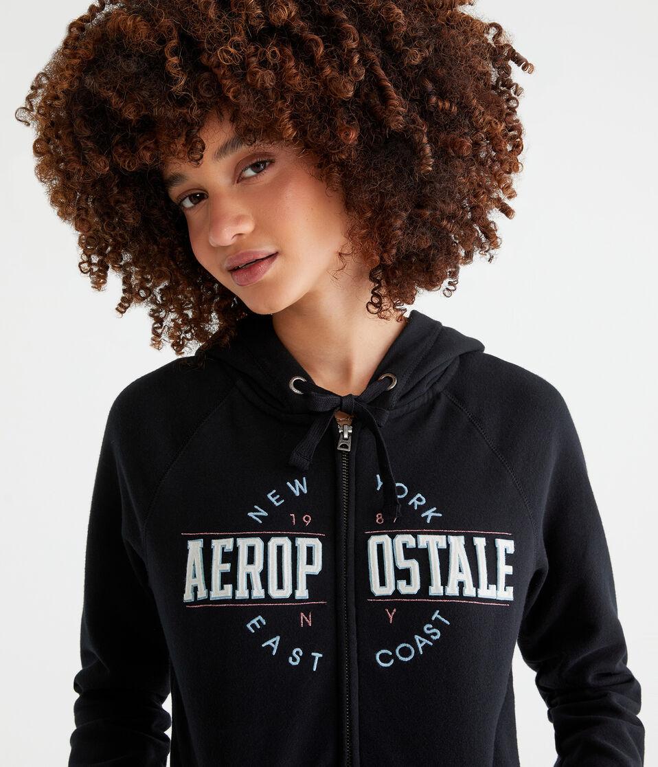 Aéropostale Aeropostale East Coast Full-Zip Hoodie Black Fox