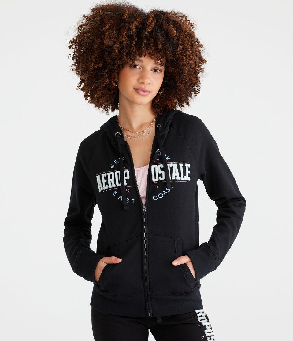 aéropostale Aeropostale East Coast Full-Zip Hoodie black fox