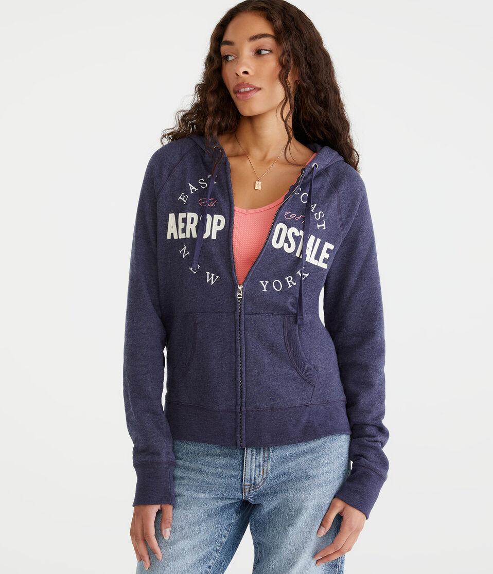 aéropostale Aeropostale East Coast Full-Zip Hoodie cadet navy