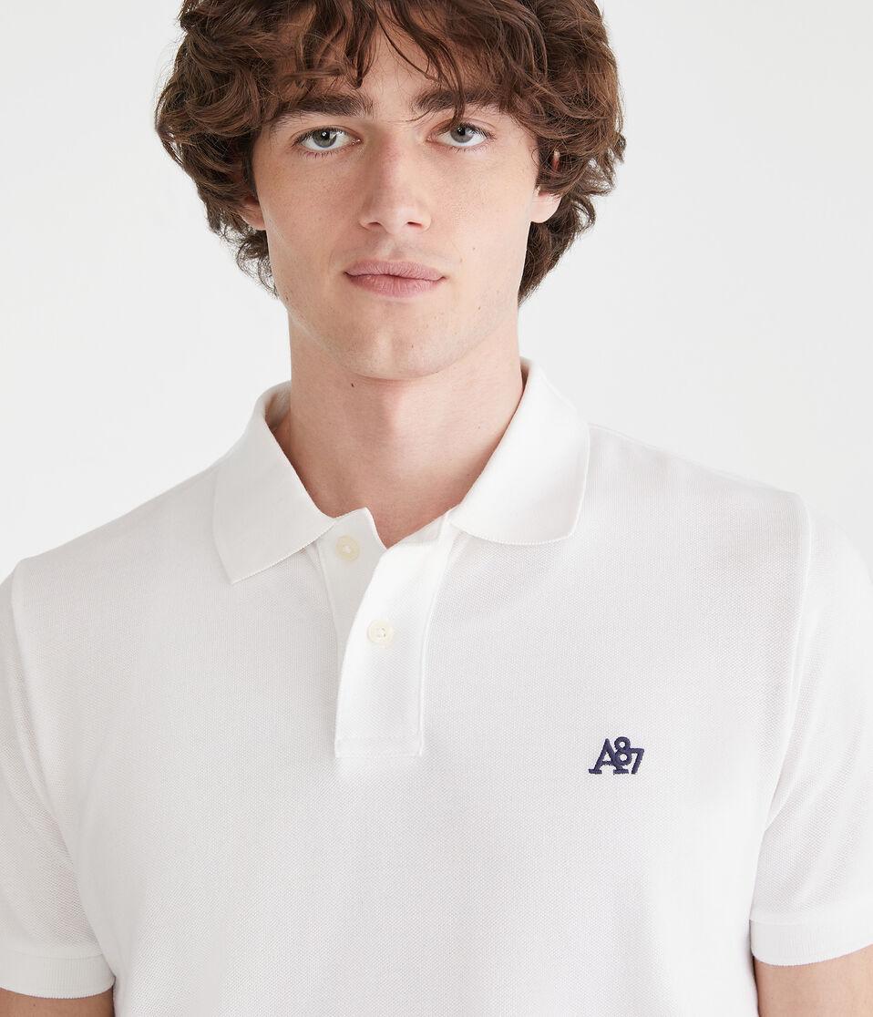 Aéropostale Eco A87 Logo Piqué Polo Bleach