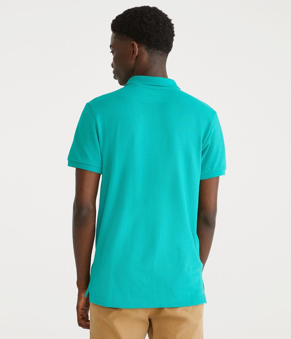 Aéropostale Eco A87 Logo Piqué Polo Green