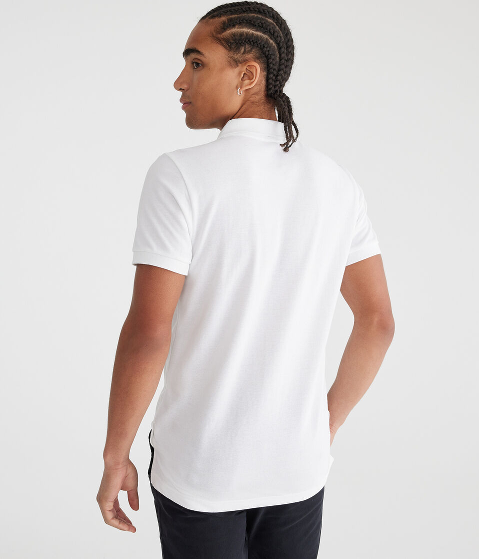 Aéropostale Eco Uniform Piqué Polo Bleach