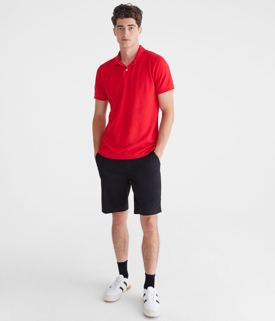 Aéropostale Eco Uniform Piqué Polo Classic Red