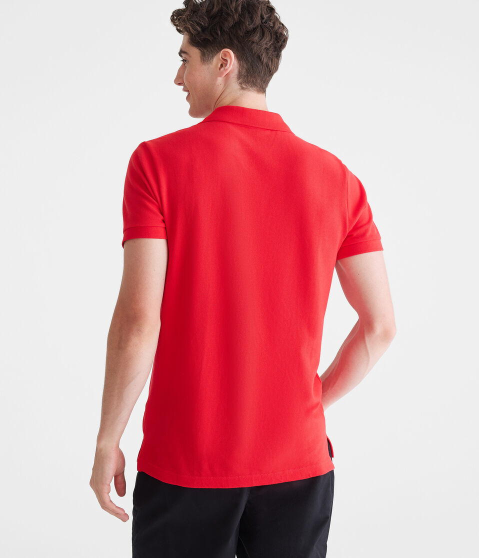 Aéropostale Eco Uniform Piqué Polo Classic Red