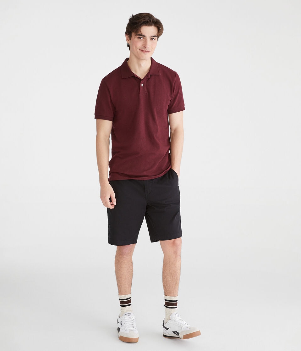 Aéropostale Eco Uniform Piqué Polo Dark Cherry
