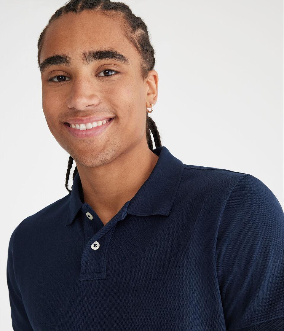 Aéropostale Eco Uniform Piqué Polo Deep Navy