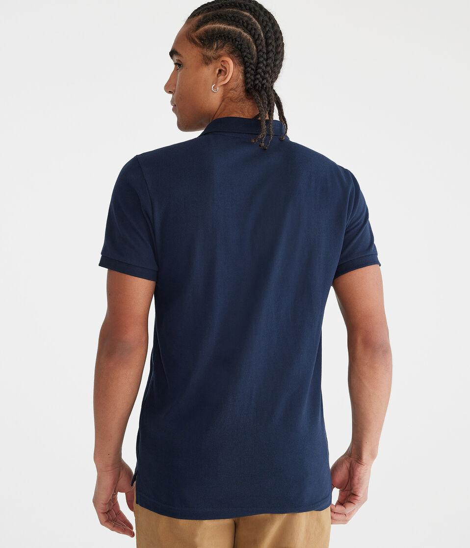 Aéropostale Eco Uniform Piqué Polo Deep Navy