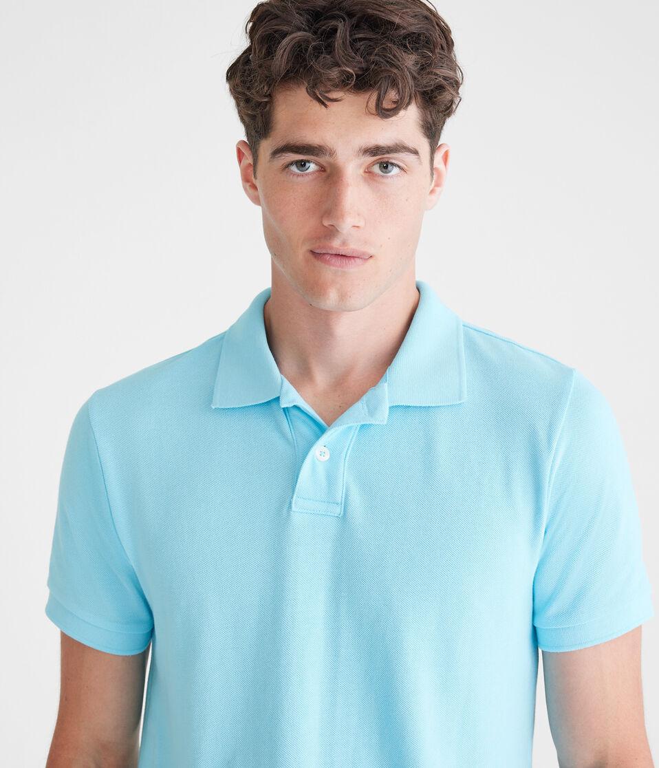 Aéropostale Eco Uniform Piqué Polo Skylark Blue
