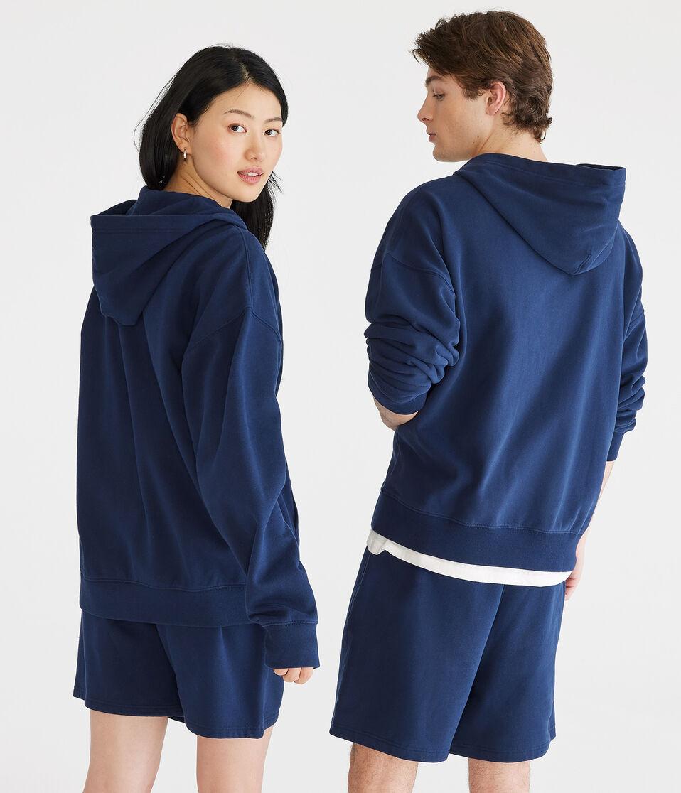 Aéropostale Essentials Full-Zip Hoodie Navy