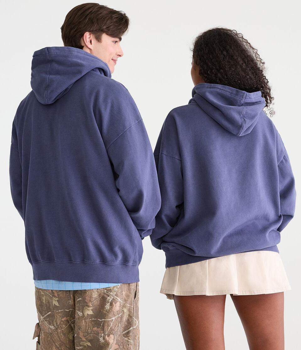 Aéropostale Essentials Pullover Hoodie Blue Batik