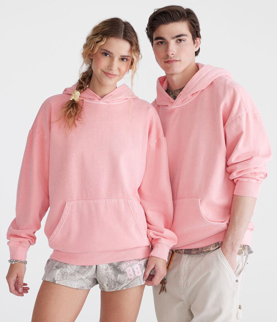 aéropostale Essentials Pullover Hoodie salmon rose