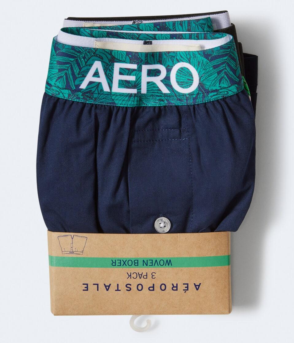 Aéropostale Fashion 4" Woven Boxer 3-Pack Multi