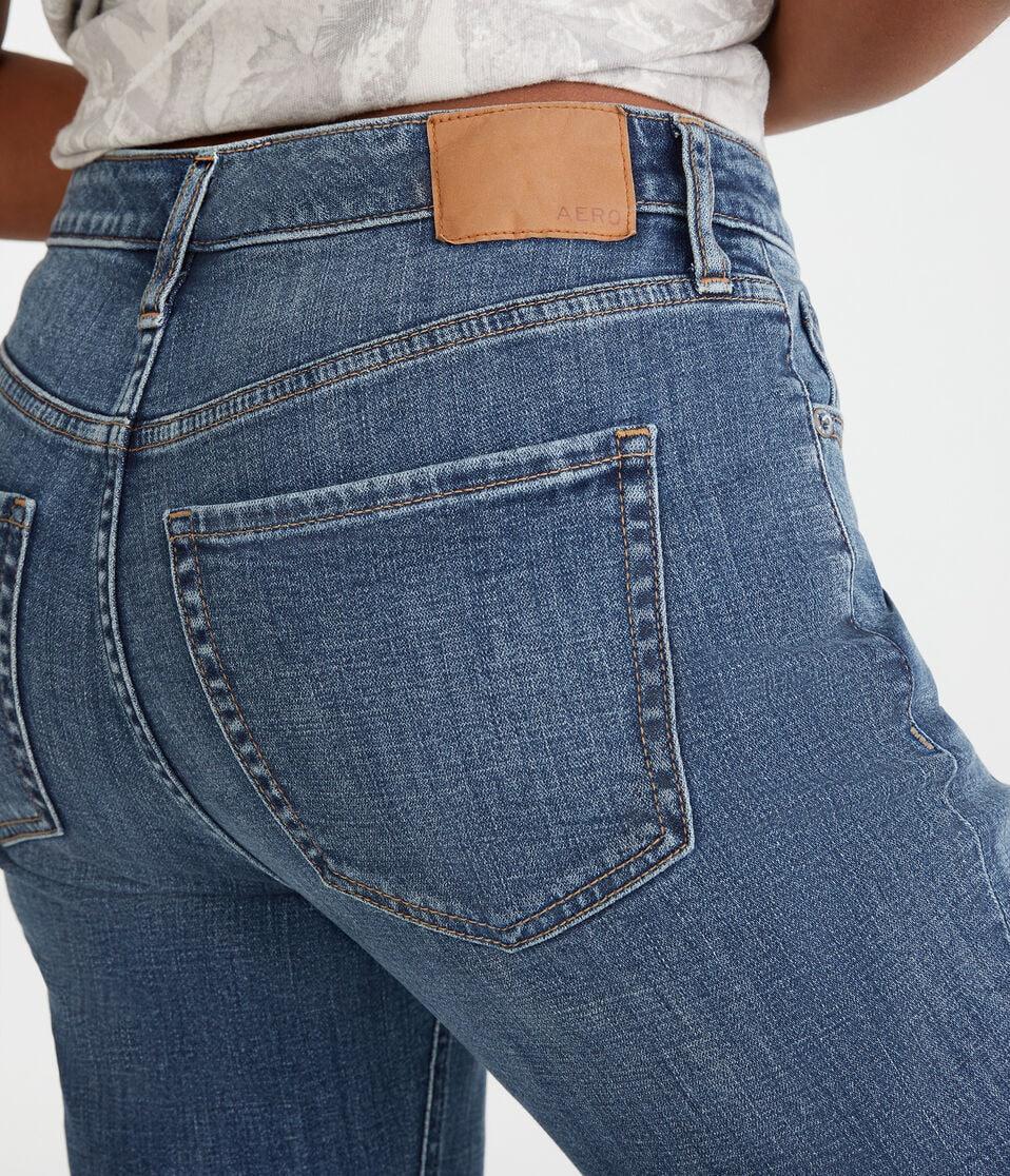 Aéropostale Flare Curvy High-Rise Jean Medium Wash