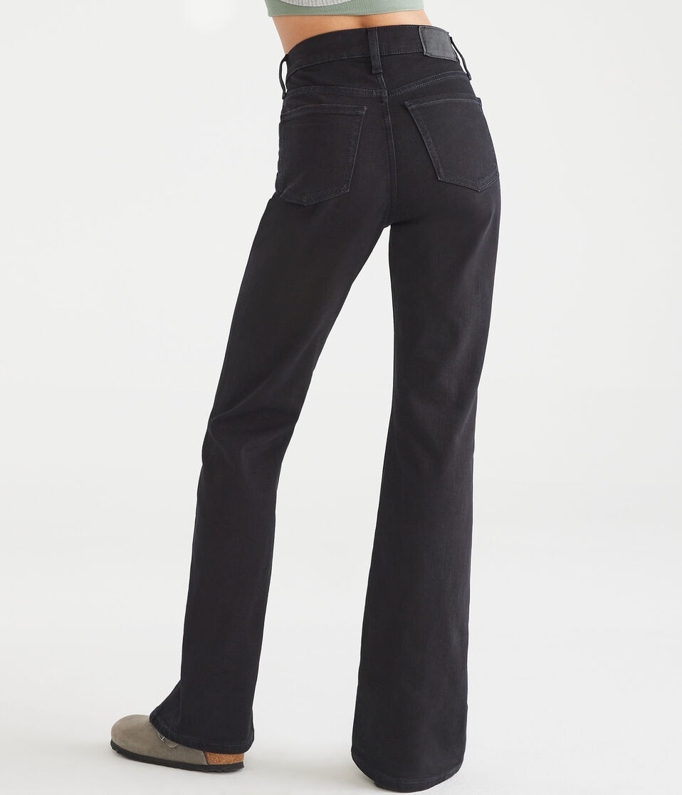 Aéropostale Flare High-Rise Jean Black