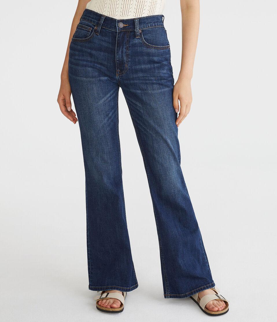 aéropostale Flare High-Rise Jean dark wash