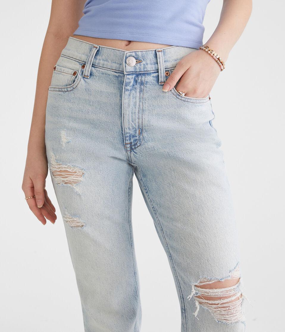 Aéropostale Flare High-Rise Jean Light Wash
