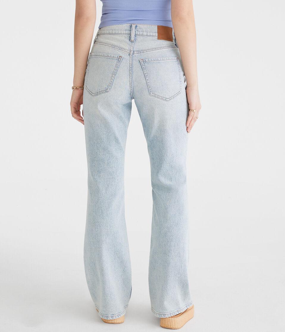 Aéropostale Flare High-Rise Jean Light Wash