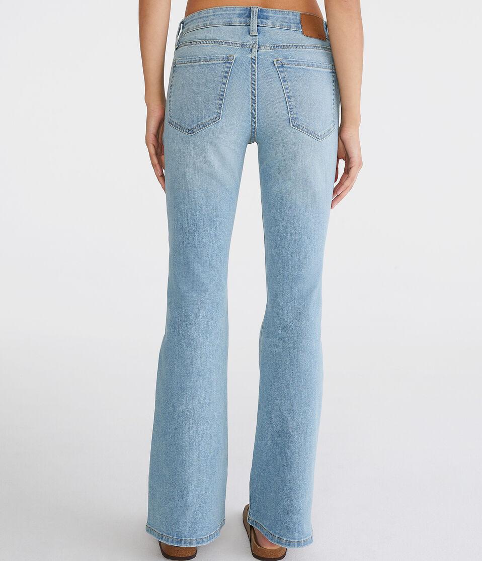 Aéropostale Flare Mid-Rise Jean Medium Wash
