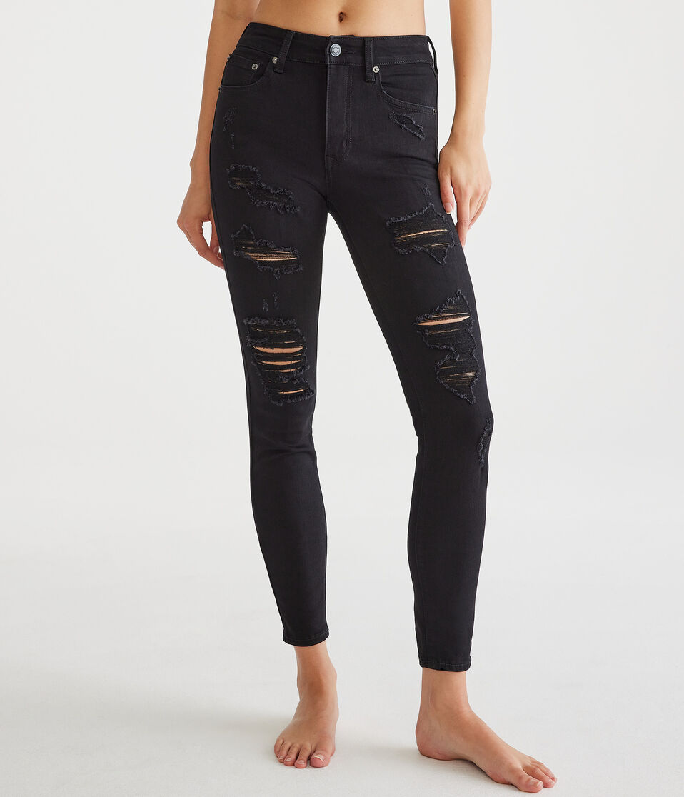 Aéropostale Flex Effects High-Rise Jegging Black