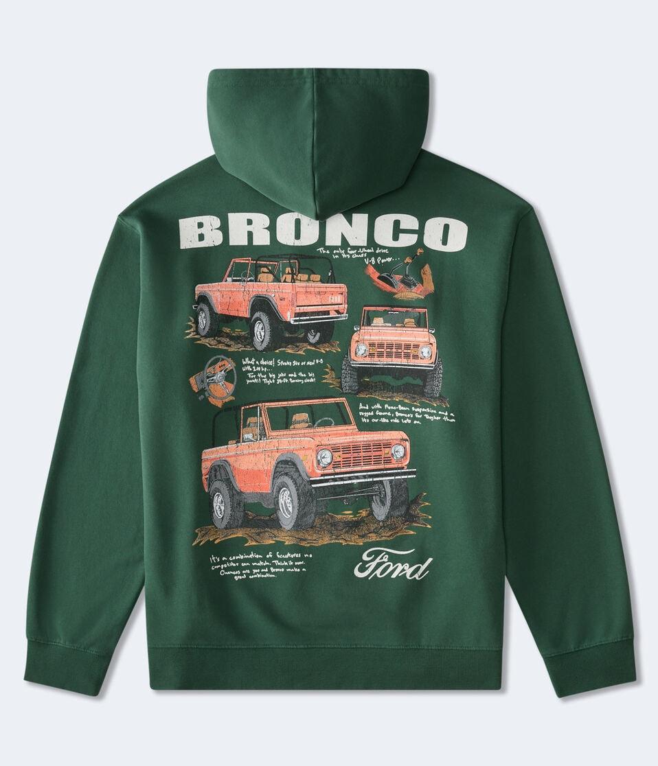 aéropostale Ford Bronco Pullover Hoodie green