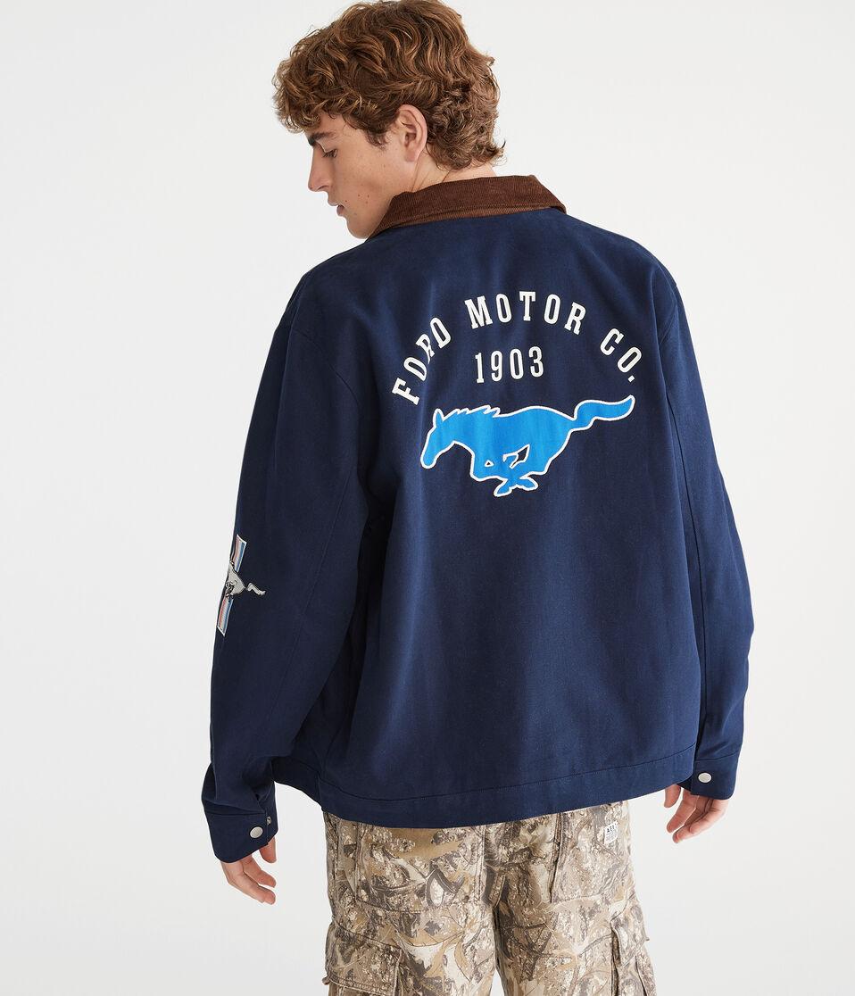 Aéropostale Ford Motor Co. Twill Jacket Navy