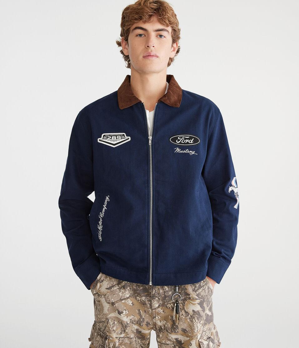 aéropostale Ford Motor Co. Twill Jacket navy