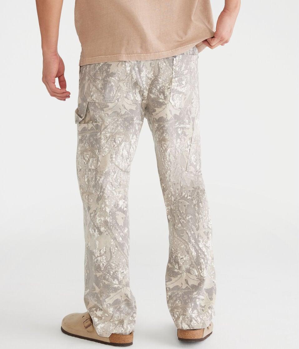 Aéropostale Forest Camo Carpenter Pants Beige