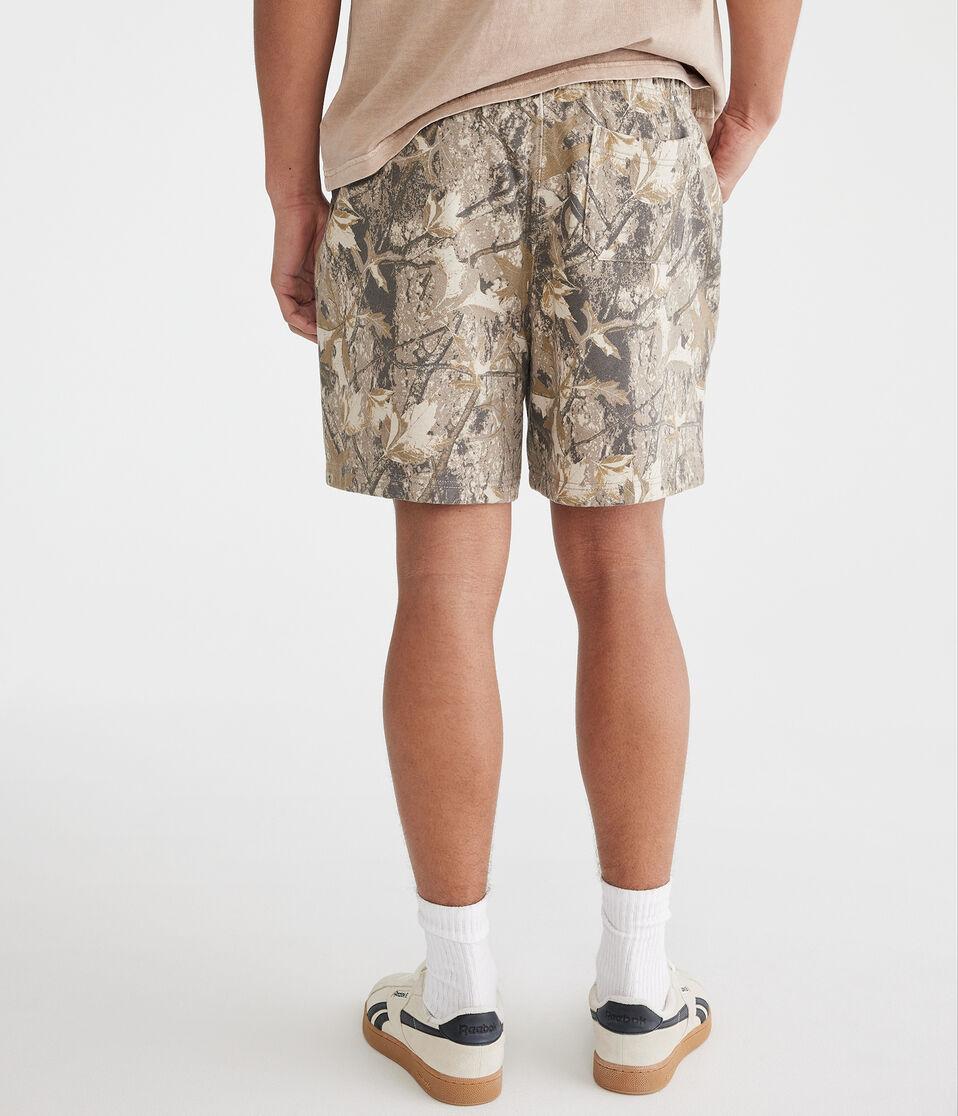 Aéropostale Forest Camo Fleece Shorts 5.5" Garland