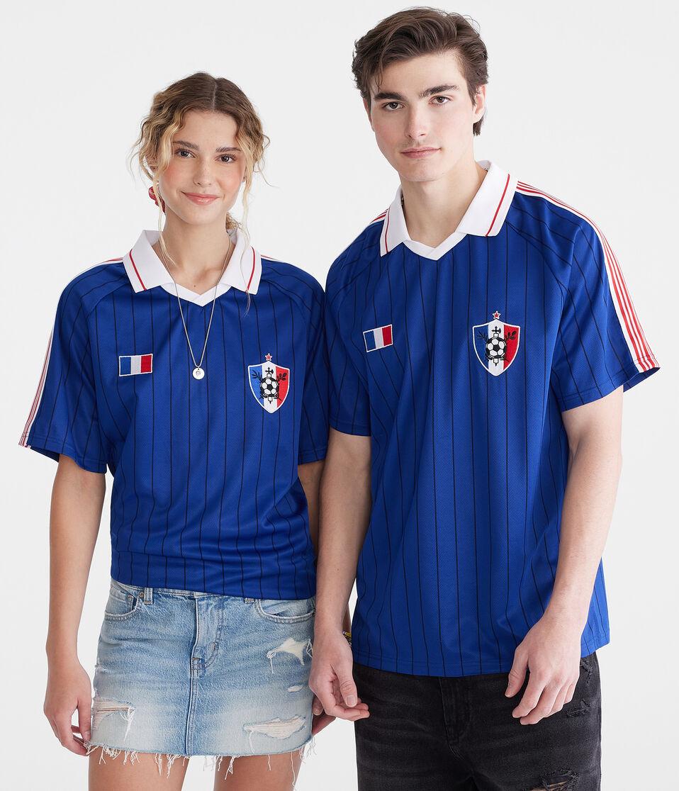 Aéropostale France Soccer Top Blue